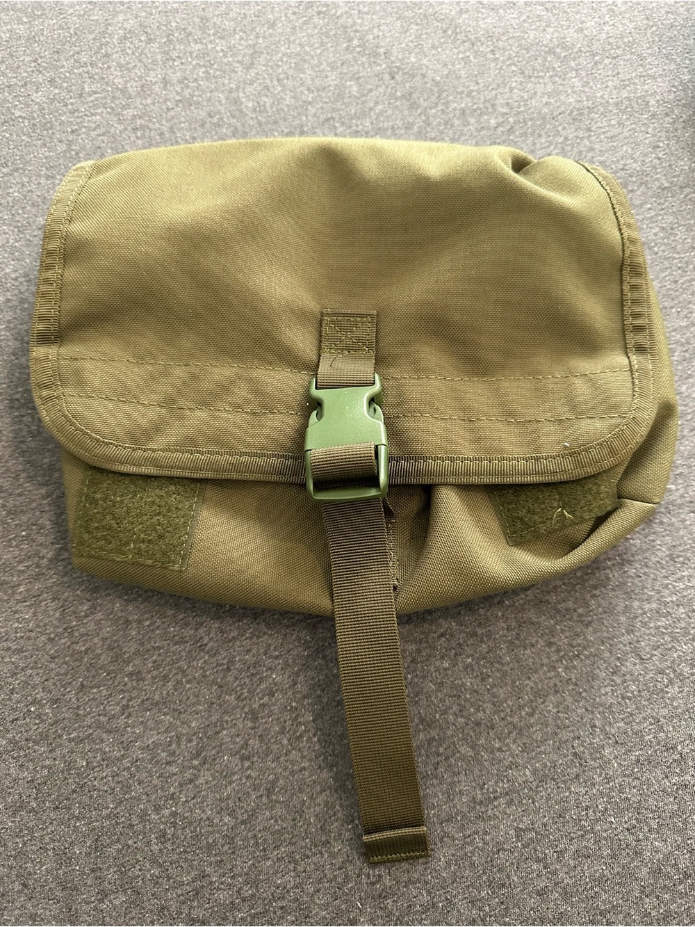 GAS MASK POUCH Olive Green Tactical Waist Pouch - Men's Utility Bag